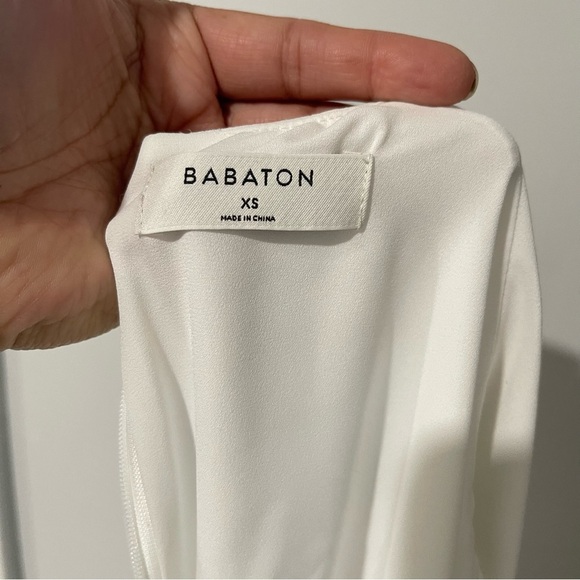 Aritzia brand Babaton Tadema White blouse size XS preowned - Picture 6 of 7